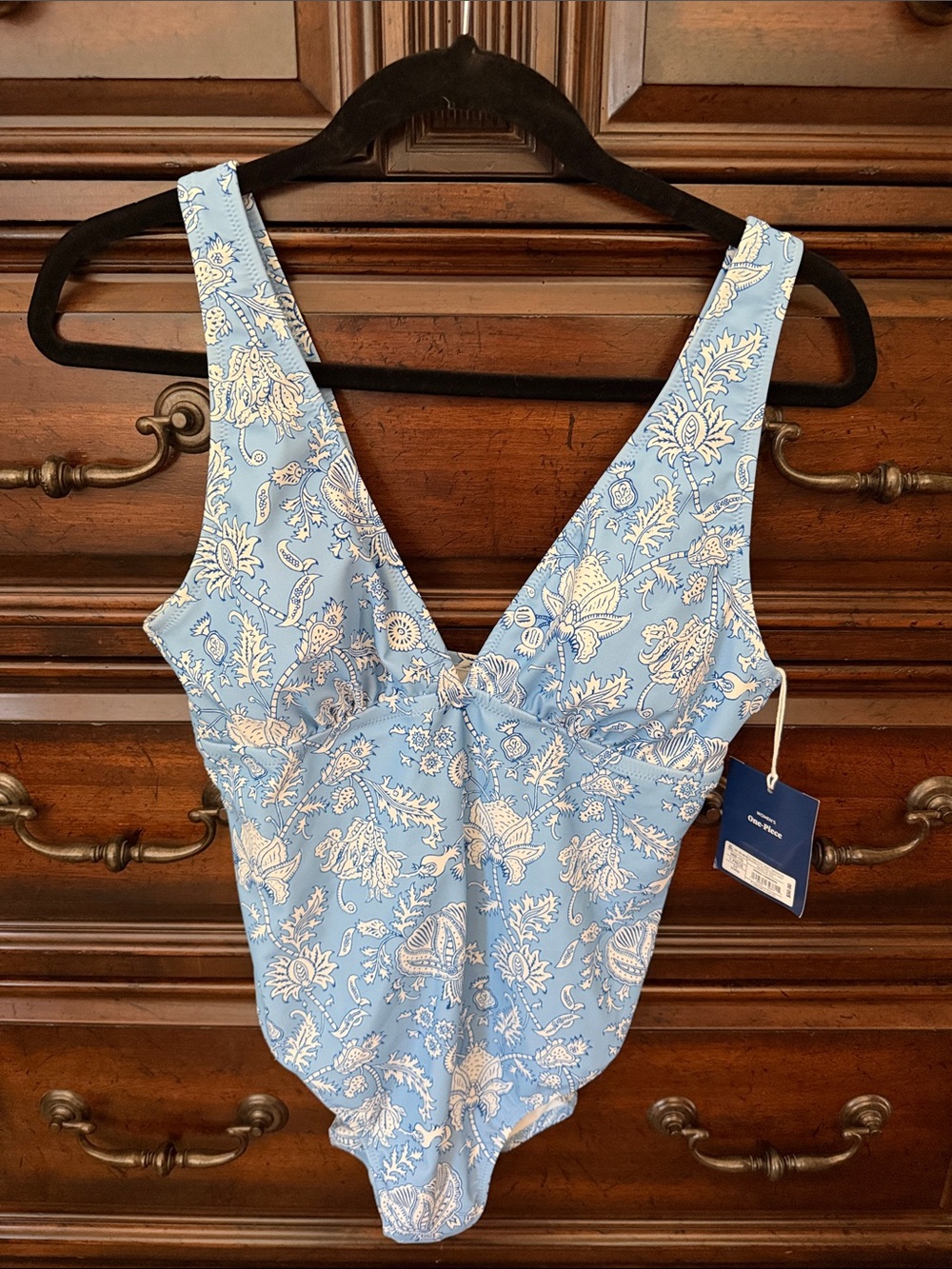 Roller Rabbit Floral One-Piece Swimsuit M